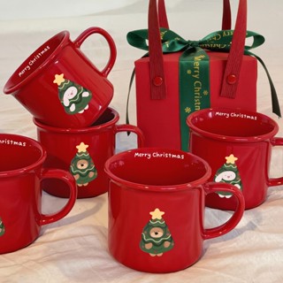 Quà Tặng Cốc sứ giáng sinh ly sứ noel hình nổi 3d, Tặng kèm hộp quà + thiệp giáng sinh | Mini cozy