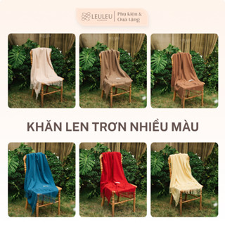 Khăn len trơn basic Tổng Hợp màu sắc đa dạng khăn dạ thu đông ấm áp phụ kiện nữ leuleu.accessorize