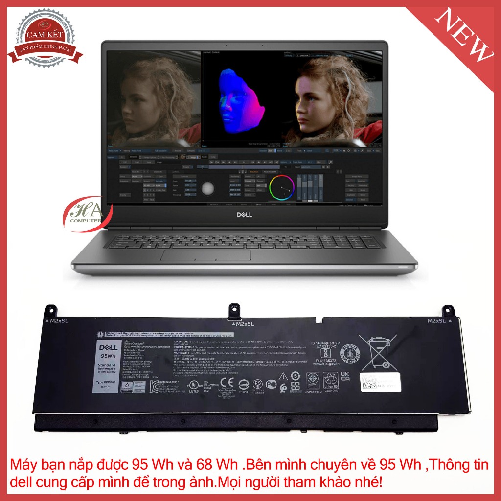 Pin Sạc dell Precision 7550