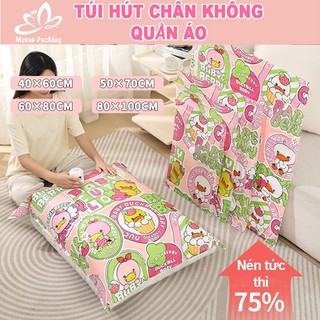  Túi hút chân không đựng quần áo Tái sử dụng nhiều lần Túi hút chân không đựng quần áo chăn gối 