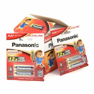 Pin tiểu AA Panasonic Alkaline LR6 - LR6T/2B (size lớn, vỉ 2 viên)