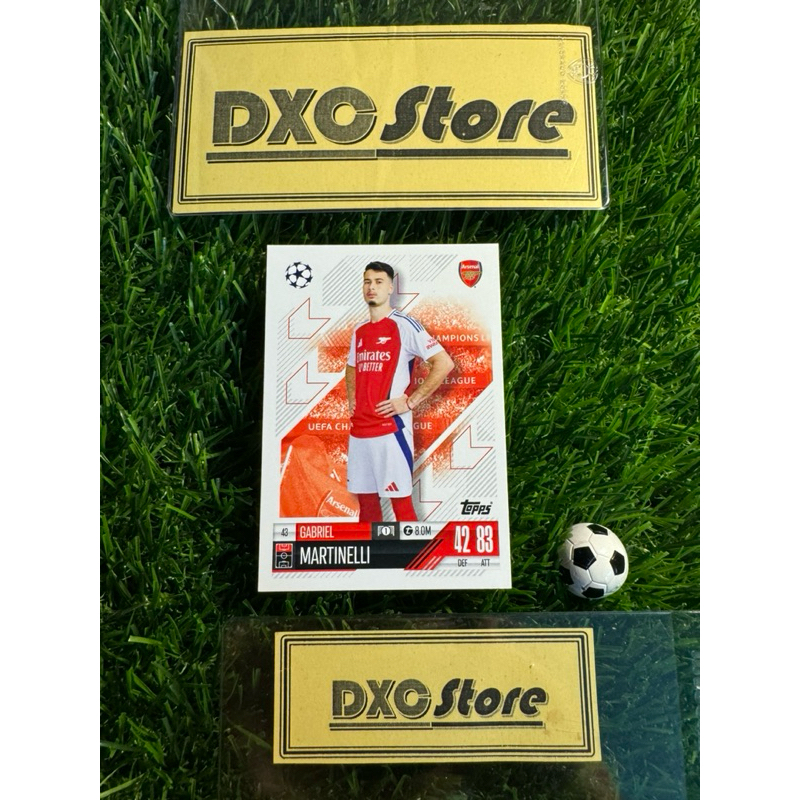 [ CHÍNH HÃNG ] - TOPPS MATCH ATTAX 2025 - GABRIEL MARTINELLI (ARSENAL)