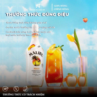 [CHÍNH HÃNG] RƯỢU RUM MALIBU 700ML 21%