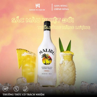 [CHÍNH HÃNG] RƯỢU RUM MALIBU 700ML 21%