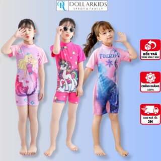 Đồ Bơi Bé Gái Liền Thân Chất Vải Thoáng Mát Cho Bé Từ 10kg Đến 35kg DOLLARKIDS