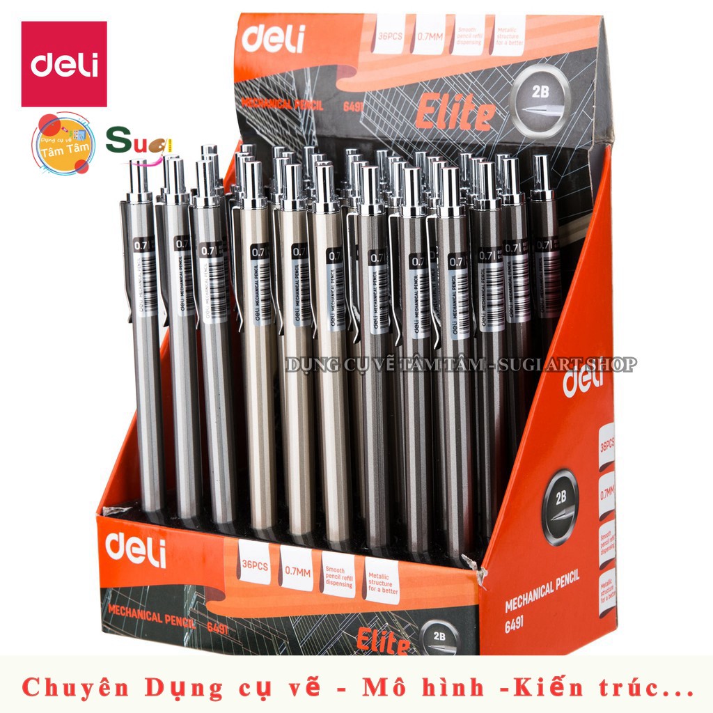 Chì bấm Deli 0.7mm mechanical pencil
