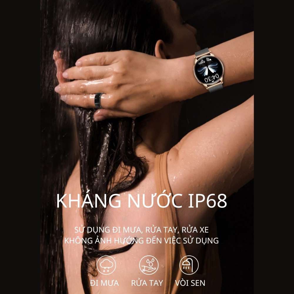 Đồng hồ Y11 kết nối bluetooth bản size mini 1.32inch dành cho cổ tay nhỏ nghe nhận cuộc gọi 2 chiều độc thông báo