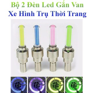 Bộ 2 Đèn Led Gắn Van Xe Hình Trụ