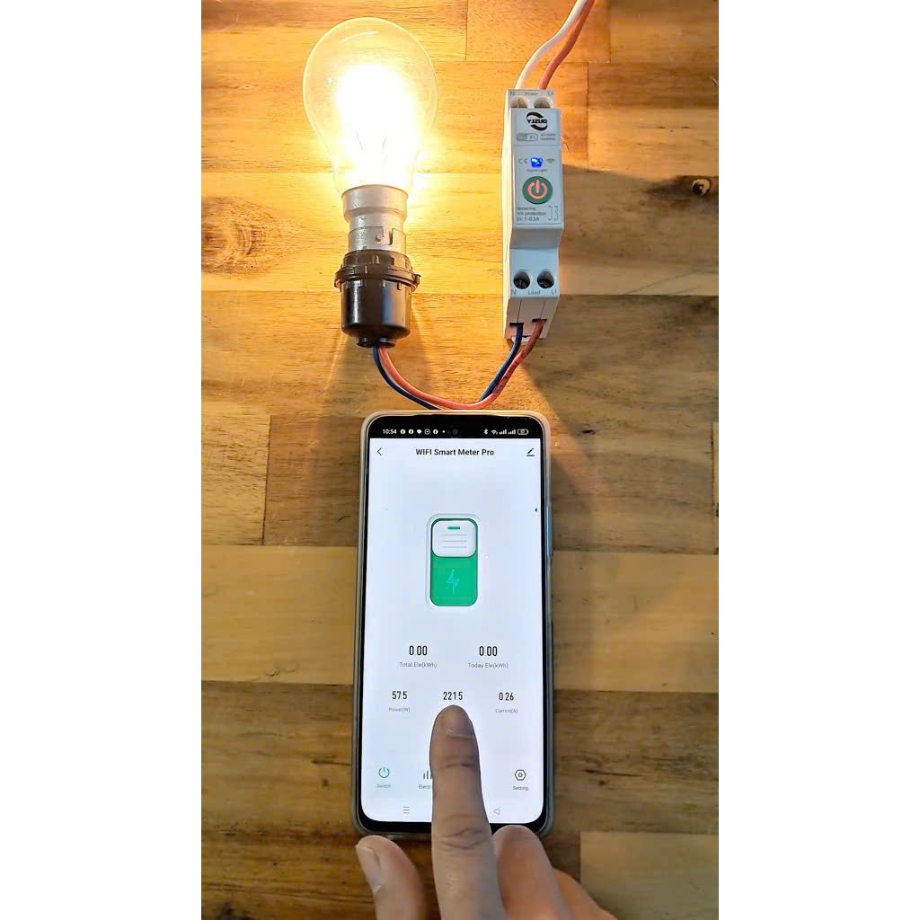 APTOMAT 63A  thông minh Wifi