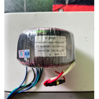Biến áp V250B, tăng phô, nguồn xuyến 34V đôi cho loa kéo