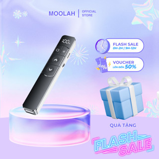 Bút Trình Chiếu Powerpoint Thuyết Trình Chính Hãng MooLah Laser Đỏ Chiếu Slide Chỉ Bản Đồ Phạm Vi Xa Chuyển Trang Mượt