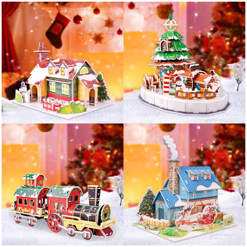 Giáng sinh 2025🎀Mô hình giấy 3D lắp ghép - Seri Noel ★ Toy