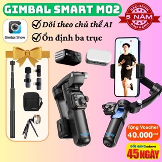  Gimbal Chống Rung Điện Thoại TOKQI M02 Gậy Quay Video Chống Rung Tay Cầm Gymbal Máy Quay Phim 