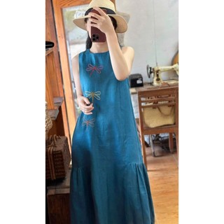 Đầm nữ mặc nhà đi chơi tole lanh mã 14 𝐂𝐡𝐢𝐏𝐚𝐧𝐬𝐲 F21 VNXK vải cao cấp thoáng mát