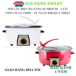 Nồi lẩu điện 3 lít Sunhouse SHD4521 / SHD4520 - mới 100%, bảo hành chính hãng 12 tháng