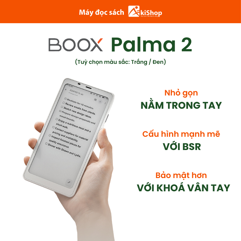 Máy đọc sách Boox Palma 2 chính hãng Akishop | BigBuy360 - bigbuy360.vn