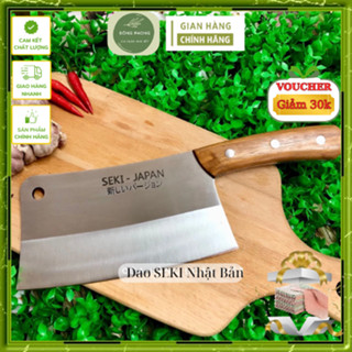 Dao chặt xương Seki Nhật Bản, Dao Làm Bếp thép nguyên khối bền bỉ chắc chắn chặt xương nhẹ nhàng - Shop Đông Phong