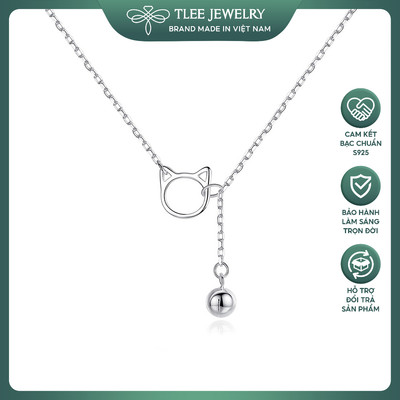 Dây chuyền bạc nữ TLEE mặt mèo chuông cá tính TLEE JEWELRY D0167