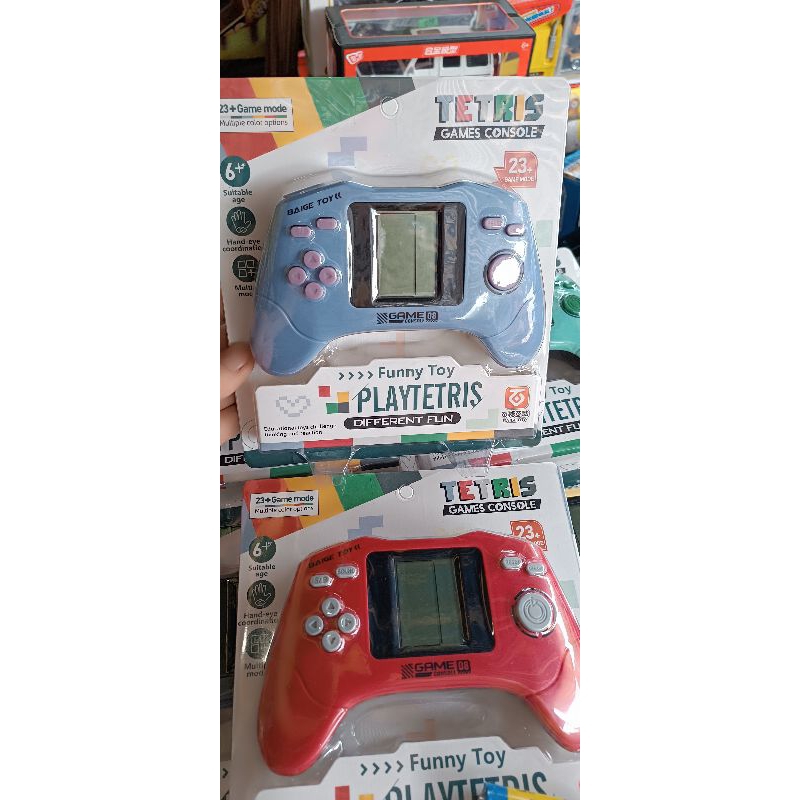 [Tặng pin] Máy chơi game xếp gạch cầm tay loại đẹp(Shop giao màu ngẫu nhiên)