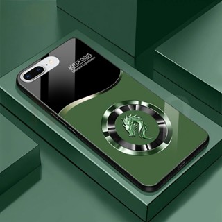 Ốp lưng IPHONE 7, 8, 7 PLUS, 8 PLUS Mặt lưng kính cường lực tráng gương, sang trọng, thiết kế FORCUS Rồng