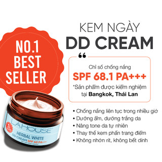  Kem dưỡng ngày trắng da làm sáng da làm mờ dấu hiệu lão hóa da Lá House Herbal White DD Cream SPF 60PA+++ 10ml 30ml 