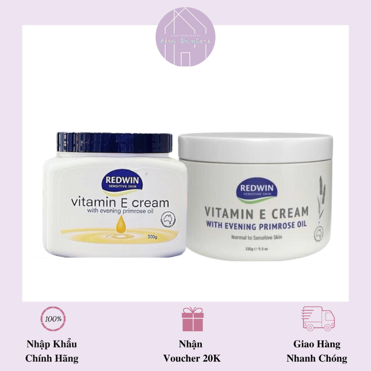 Redwin Vitamin E Cream - Kem Dưỡng Ẩm Phục Hồi Hương Hoa Anh Thảo