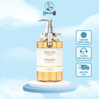 Sữa tắm trắng da toàn thân Weilaiya chiết xuất cánh hoa cúc vạn thọ lưu hương lâu phù hợp cho mọi loại da 450ml