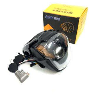 Đầu đèn 4 bình 48v siêu bền chính hãng, báo bình,xi nhan, báo tốc độ, báo Km đi dc cho xe đạp điện