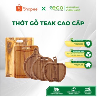 Thớt gỗ TEAK Cao Cấp - Thương Hiệu BG HOME, cắt thái băm không mùn, không mốc an toàn VSTP