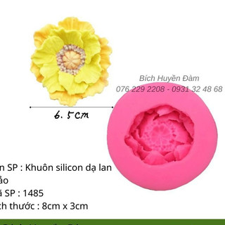 Khuôn silicon hoa dạ lan thảo làm rau câu, socola, nến, xà phòng