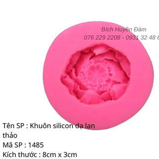 Khuôn silicon hoa dạ lan thảo làm rau câu, socola, nến, xà phòng