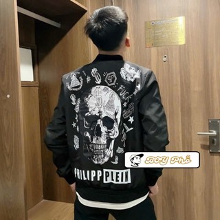  Áo gió Nam Đầu Lâu PhiLip in 5D siêu nét mẫu hot trend 