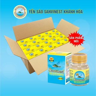  Combo 20 lọ 70ml Không đường 21% Yến sào Dành cho người cao tuổi. Nước yến sào Sanvinest Khánh Hòa 