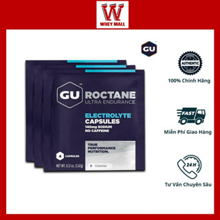 Sample Viên muối điện giải GU Roctane Electrolyte Capsule - Hỗ trợ tránh chuột rút khi vận động Tách lẻ
