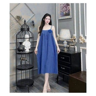 Đầm Ngủ Lụa 2 Dây Cho Nữ Mặc Nhà