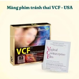 [Chính hãng] Màng trán.h th.ai VCF mỹ (hộp 3 miếng)