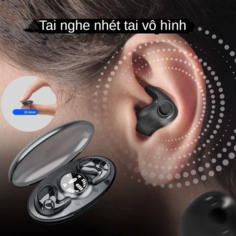 Tai Nghe Bluetooth Tai Nghe Nhét Tai Vô Hình Siêu Mỏng Không Để Lộ, Nghe Liên Tục 10 Tiếng, Công Nghệ IPX5 Chống Nước | BigBuy360 - bigbuy360.vn