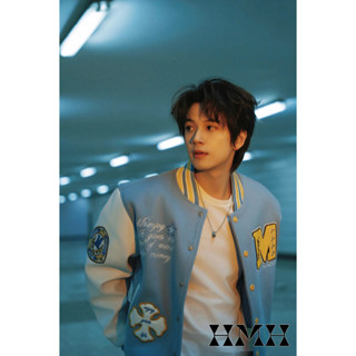 Áo Khoác Varsity Jacket Bomber Bóng Chày Tay Da Nam Nữ 24FW, Đậm Chất Ngôi Sao Phong Cách Retro Âu Mỹ By HMH