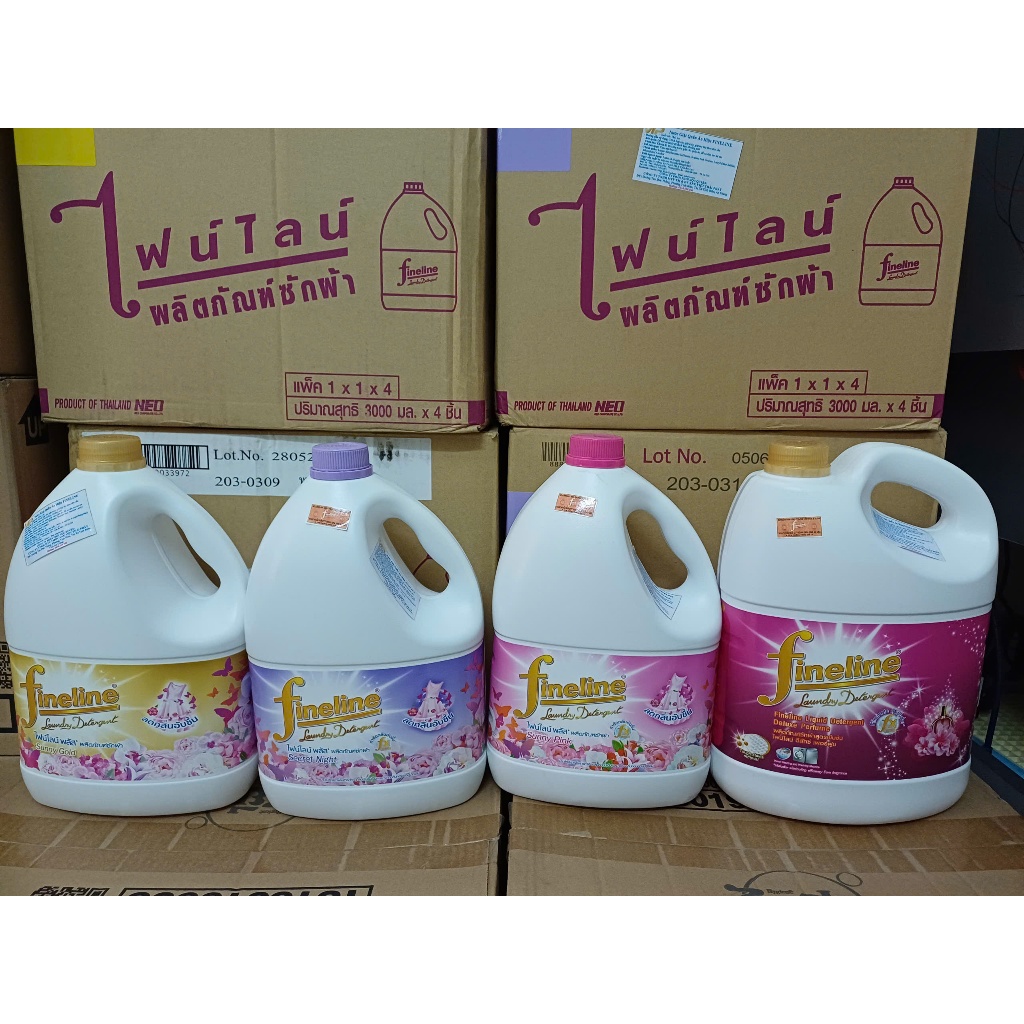 (HCM) Nước giặt xả Fineline 3000ml Thái Lan