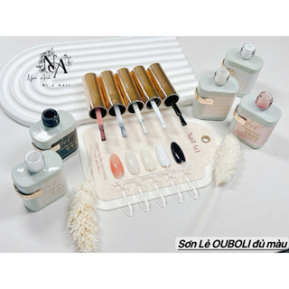 Sơn gel OUBOLI chính hãng chất sơn đậm đặc bền bóng màu Thạch Gạo/ TRẮNG SỮA CHUA
