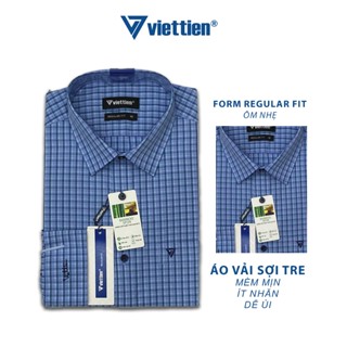 Áo sơ mi dài tay form Regular Fit Việt Tiến 6314