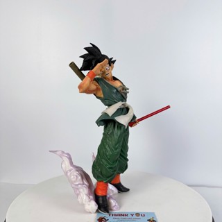  Mô Hình Goku Tạm Biệt cao 28cm Nặng 900g Gậy Sắt Ongchumohinh MH588 