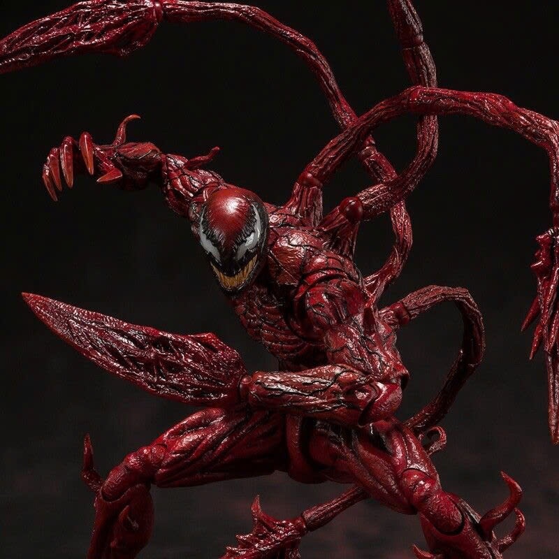 Mô Hình SHF Carnage Venom Let There Be Carnage Marvel 21cm 1/12 Cử Động Được Bootleg