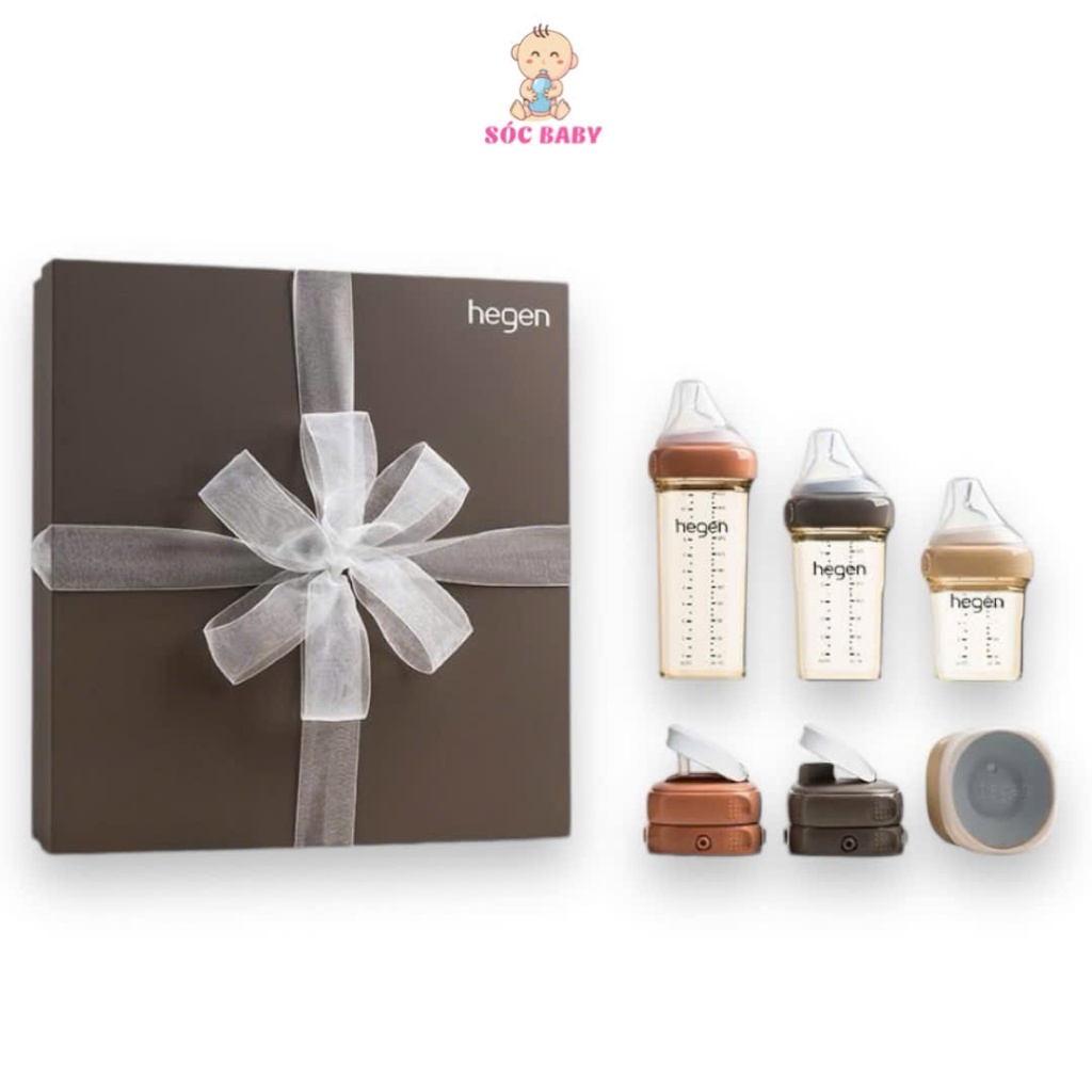 Bộ quà tặng Hegen All Star Collection, set bình sữa Hegen 150ml, 240ml, 330ml