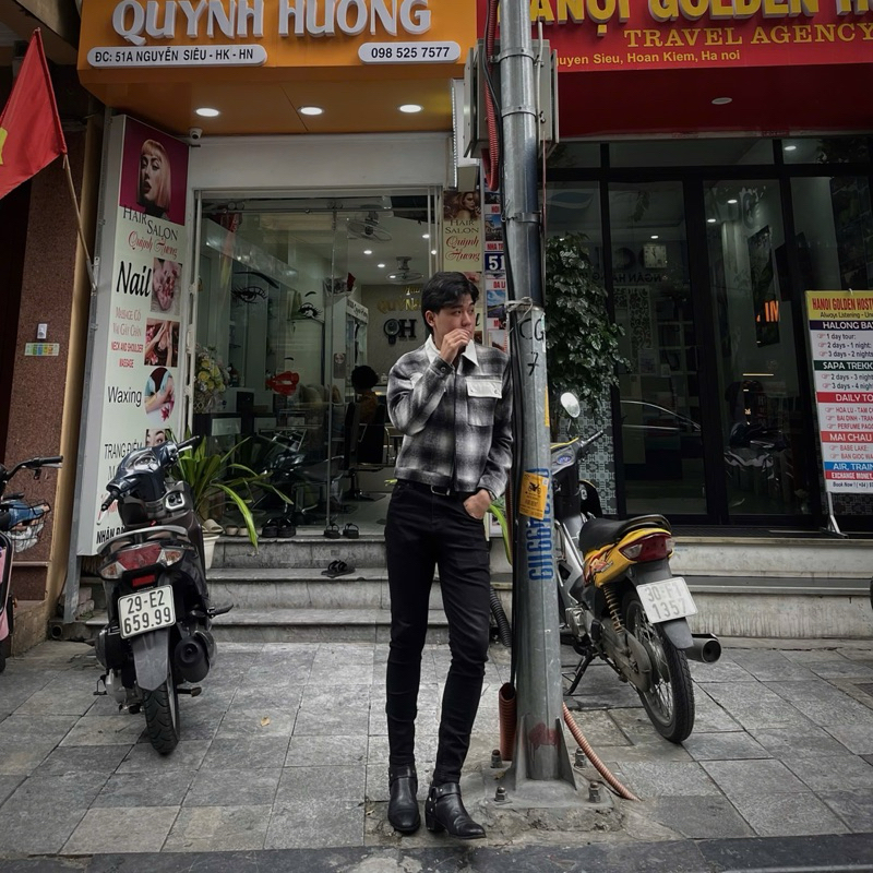 Giày da ZIP BOOT nam cổ cao