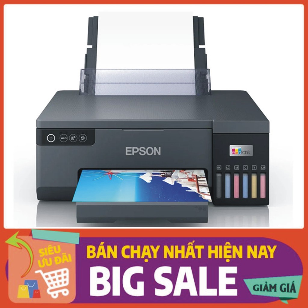 Máy in phun màu Epson L8050 chính hãng có kèm mực theo tùy chọn