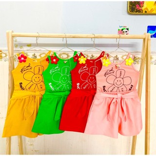 Bộ Thun Gân Dây Chéo Bé (6-14kg) (giao màu ngẫu nhiên)