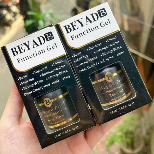 Base Top Mỹ Beyad bóng bền chai 18ml