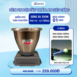 Đèn Pin Đội Đầu Siêu Sáng Thái Lan Pin Trâu 8 - 12 tiếng, chiếu xa 300M, chống nước, Đèn Pin đội đầu TĐ 8822