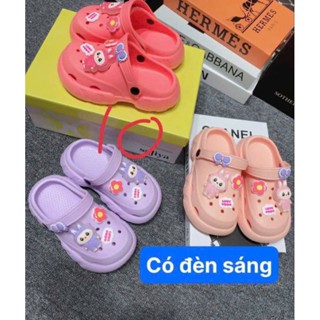   Xả kho Dép sục trẻ em Labubu có đèn sáng ib mk tư vấn size ạ  